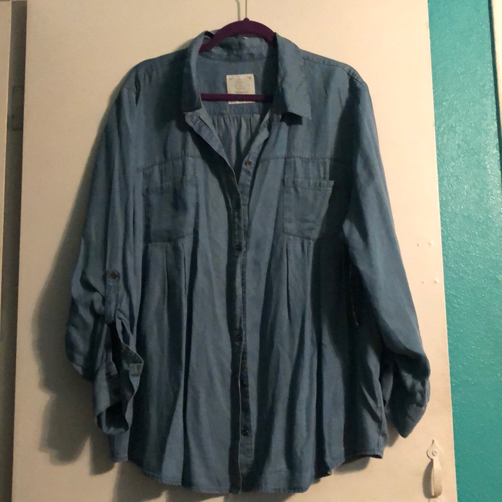 Blue Button Down Shirt